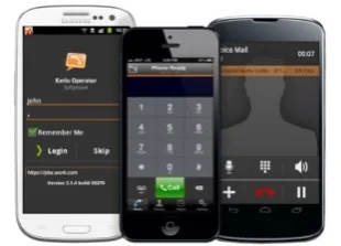نرم‌افزار تلفن (Softphone) روی گوشی‌های موبایل